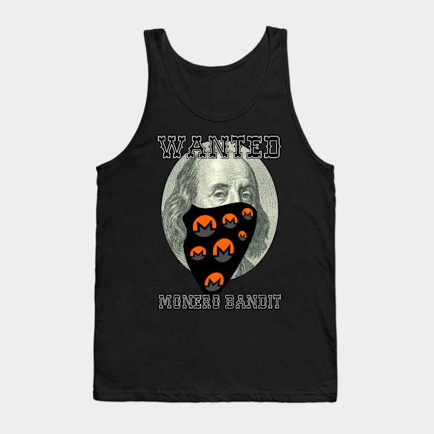 Monero Bandit Tank Top by CryptoTextile